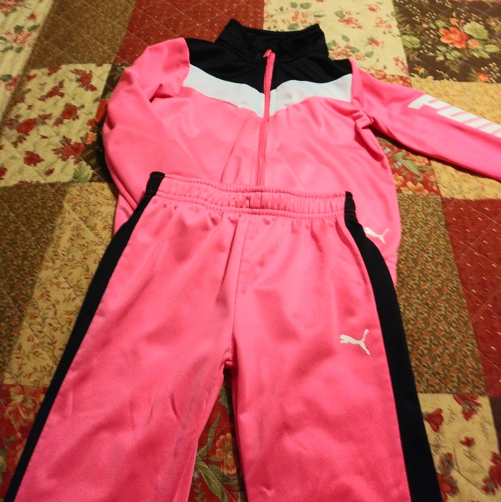 Puma girls  track suit